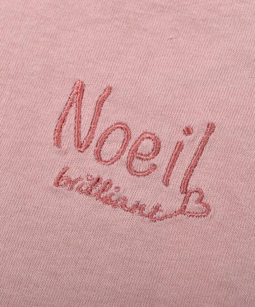 Noeil aime BeBe(ノイユ　エーム　べべ)/オーガニック コットン リボン ロゴ 刺繍 長袖　Tシャツ (80~130cm)/img03