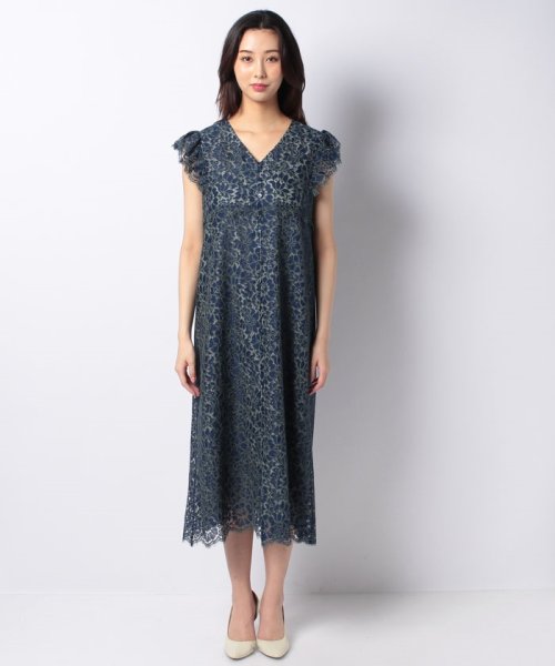 セール 50 Off ツートンレースワンピース ベルト付き アナイ Anayi Magaseek