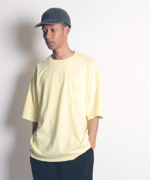 MAISON mou(メゾンムー)/【FRUIT OF THE LOOM/フルーツオブザルーム】FTL EMB POCKET BIG TEE/詩集ポケット付BIG S/S TEE/img03