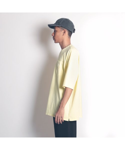 MAISON mou(メゾンムー)/【FRUIT OF THE LOOM/フルーツオブザルーム】FTL EMB POCKET BIG TEE/詩集ポケット付BIG S/S TEE/img09