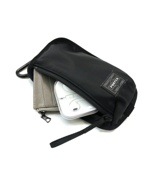 クーポン 吉田カバン ポーター ポーチ Porter Compart コンパート Pouch 小物入れ 小さい カラビナ付き 日本製 538 新作 ポーター Porter Magaseek