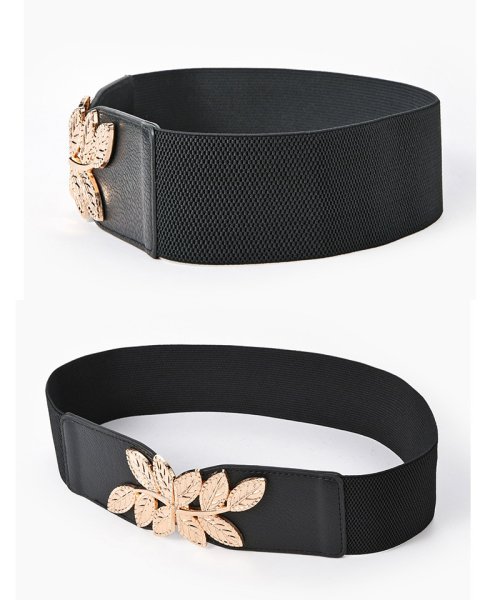 クーポン セール 10 Off ゴムベルト レディース 幅広 太ベルトバックル付 細見え ラクチン おしゃれ ショッピングゴー Shoppinggo Magaseek