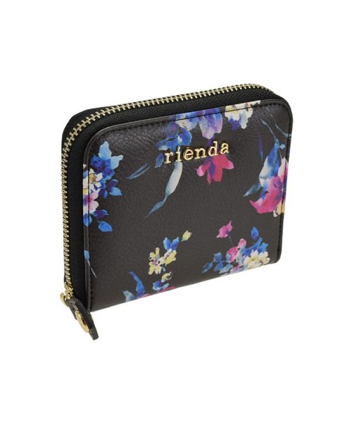 rienda(リエンダ)/【rienda】rienda リエンダ ラウンド ファスナー 二つ折り 折り財布/img01