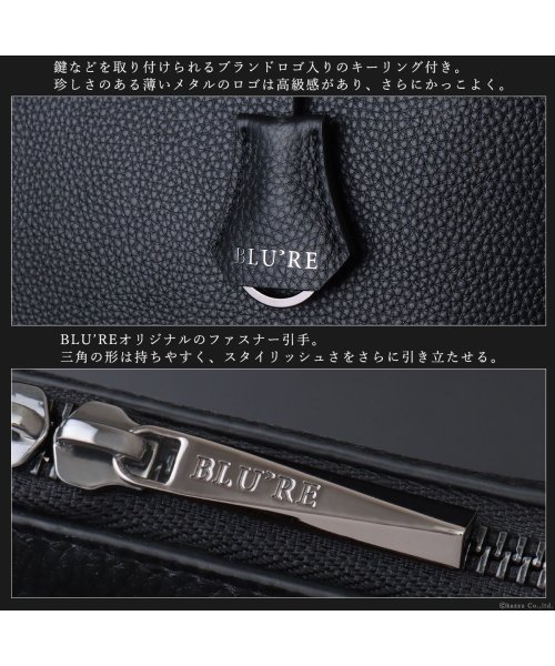 トートバッグ ビジネスバッグ ブリーフケース 薄マチ A4 本革 メンズ 男性用 BLURE ブルーレ BLU－304 BLURE ブルーレ
