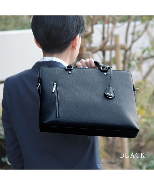 トートバッグ ビジネスバッグ ブリーフケース 薄マチ A4 本革 メンズ 男性用 BLURE ブルーレ BLU－304 BLURE ブルーレ