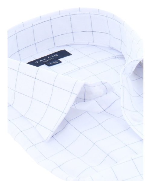 TAKA-Q(タカキュー)/形態安定抗菌防臭スリムフィット ワイドカラー長袖シャツ/img04