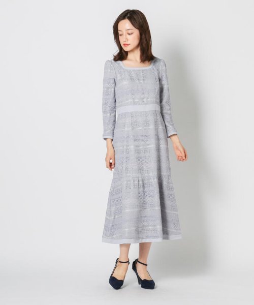 セール 横柄レースマーメイドワンピース ミッシュマッシュ Misch Masch Magaseek