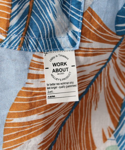 WORK ABOUT(WORK ABOUT)/【WORK ABOUT/ワークアバウト】LONG VACATION SHIRT　アロハシャツ　総柄シャツ　オープンカラーシャツ/img09