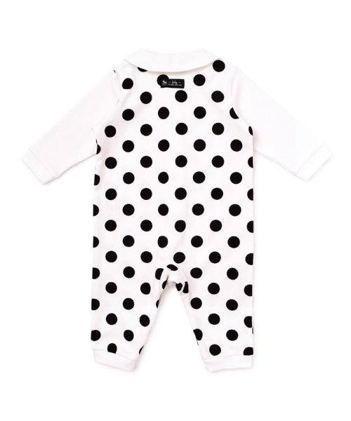 baby COLORFUL CANDY STYLE(ベビーカラフルキャンディスタイル)/カバーオール・ロンパース　polka dot large(white)/img02