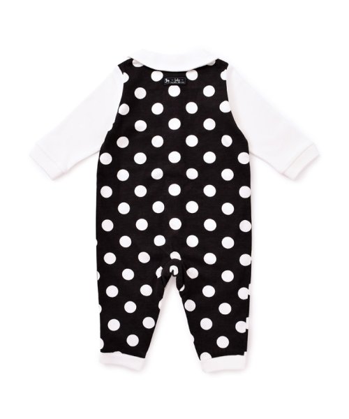 baby COLORFUL CANDY STYLE(ベビーカラフルキャンディスタイル)/カバーオール・ロンパース　polka dot large(black)/img02