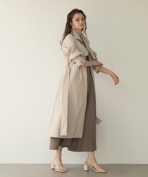 MIELI INVARIANT(ミエリ インヴァリアント)/Soutien Collar Tuck Coat/img07