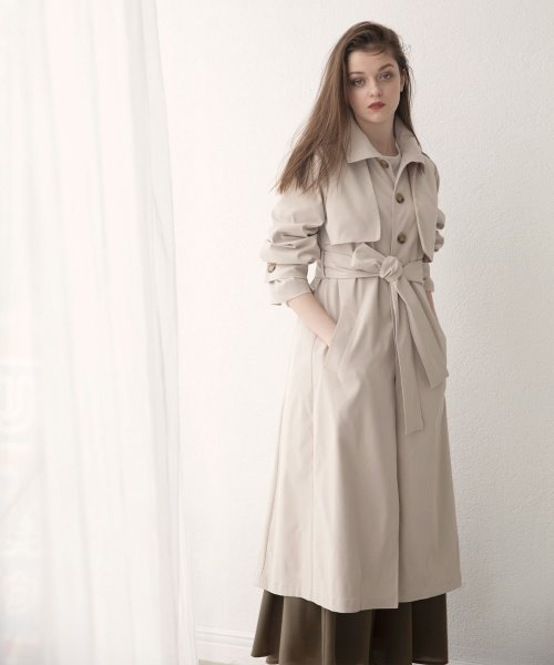 MIELI INVARIANT(ミエリ インヴァリアント)/Soutien Collar Tuck Coat/img12