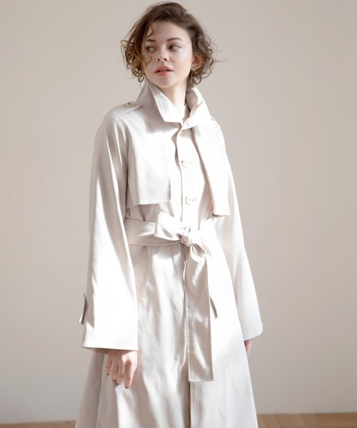 MIELI INVARIANT(ミエリ インヴァリアント)/Soutien Collar Tuck Coat/img23