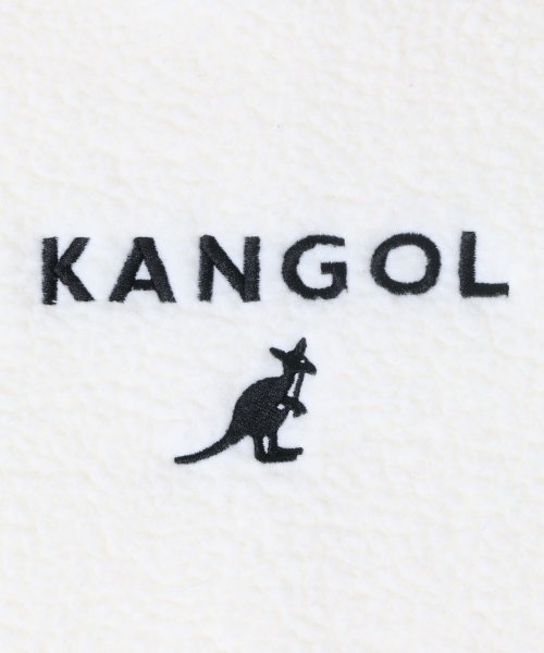 LAZAR(ラザル)/【Lazar】KANGOL/カンゴール ビッグシルエット シープボア ロゴ刺繍プルオーバークルー/img02