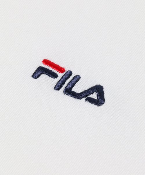 LAZAR(ラザル)/【Lazar】FILA/フィラ 別注 ビッグシルエット ミニロゴ刺繍 プルオーバーパーカー メンズ レディース カジュアル パーカー/img02