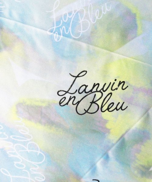 LANVIN en Bleu(umbrella)(ランバンオンブルー（傘）)/LANVIN en Bleu（ランバン オン ブルー）晴雨兼用折りたたみ日傘　箔×オーバーロック/img04