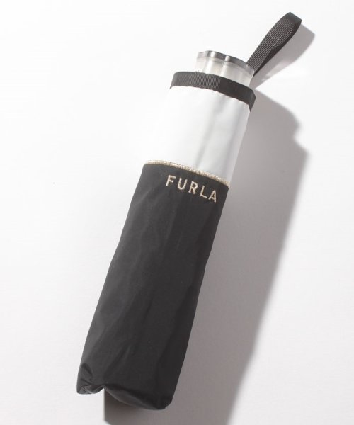 FURLA(フルラ)/FURLA（フルラ）晴雨兼用折りたたみ日傘　バイカラー切り継ぎ/img02