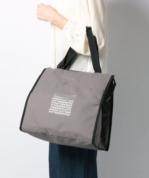 スクエアロゴ柄保冷バッグl アフタヌーンティー リビング Afternoon Tea Living Magaseek