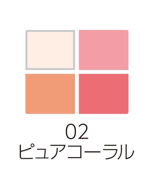 CEZANNE(CEZANNE)/セザンヌ ミックスカラーチークN02（ピュアコーラル）/img02