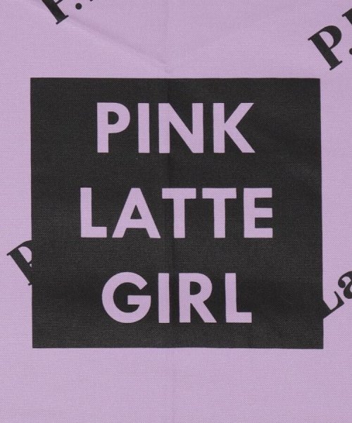 PINK-latte(ピンク　ラテ)/ロゴプリント 折り畳み傘/img04