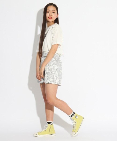 セール ニコラ掲載商品 ハイカットロゴスニーカー ピンク ラテ Pink Latte Magaseek