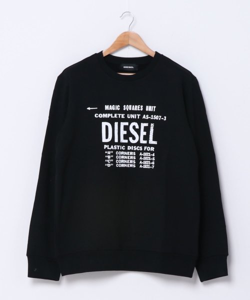 DIESEL(ディーゼル)/DIESEL(ディーゼル)ロゴグラフィック プリント クルーネック スウェット プルオーバー/img06