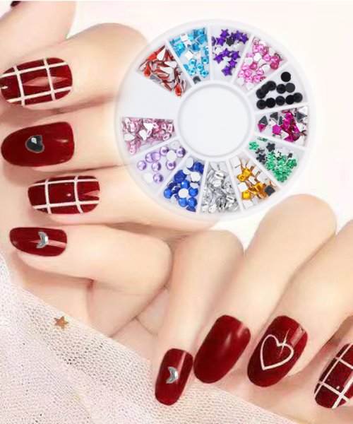 セール ネイルパーツ12色セット ジェルネイルパーツ レジンパーツ ミックスパールセット カラースタッズ ジェルネイル ショッピングゴー Shoppinggo Magaseek