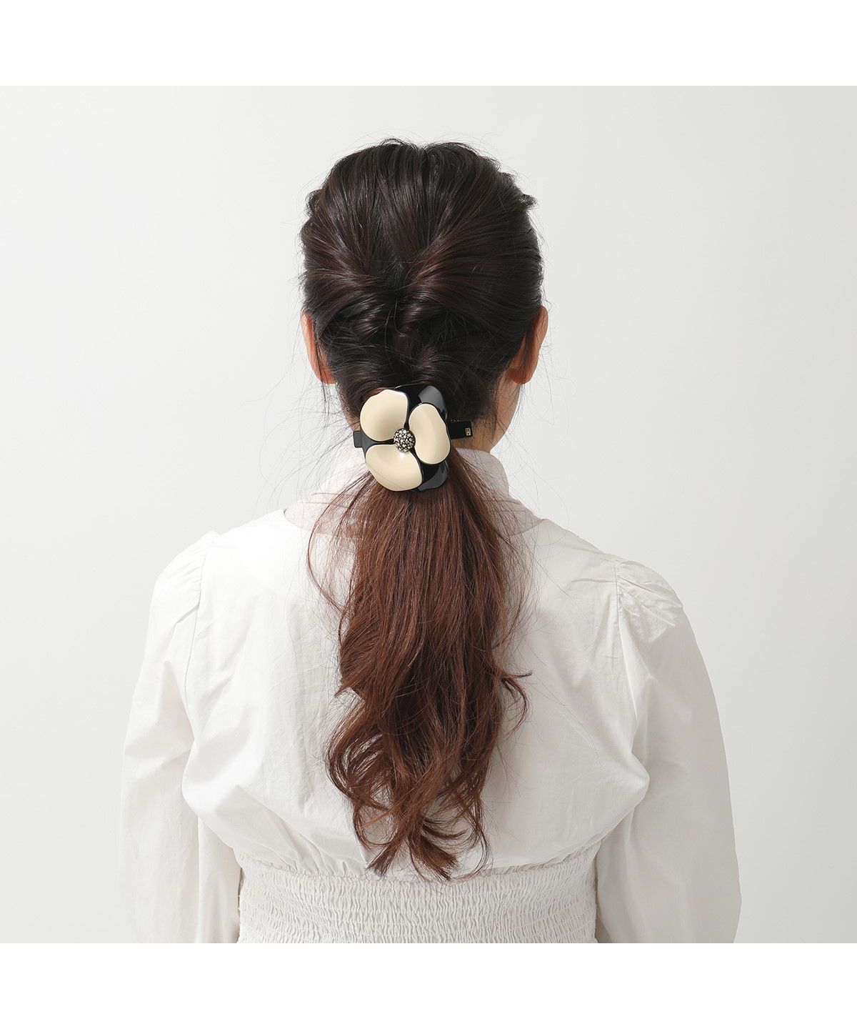 アレクサンドル ドゥ パリ カメリアバレッタ - ヘアアクセサリー