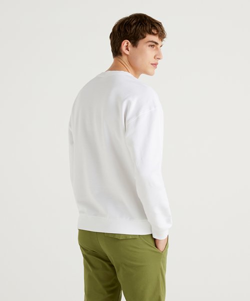 BENETTON (mens)(ベネトン（メンズ）)/【PEANUTSコラボ】JCCスヌーピー＆ウッドストックプリントスウェットトレーナー/img05