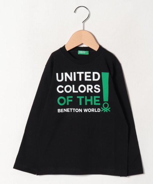 BENETTON (UNITED COLORS OF BENETTON BOYS)(ユナイテッド　カラーズ　オブ　ベネトン　ボーイズ)/ベーシックロゴ長袖Tシャツ・カットソー/img01