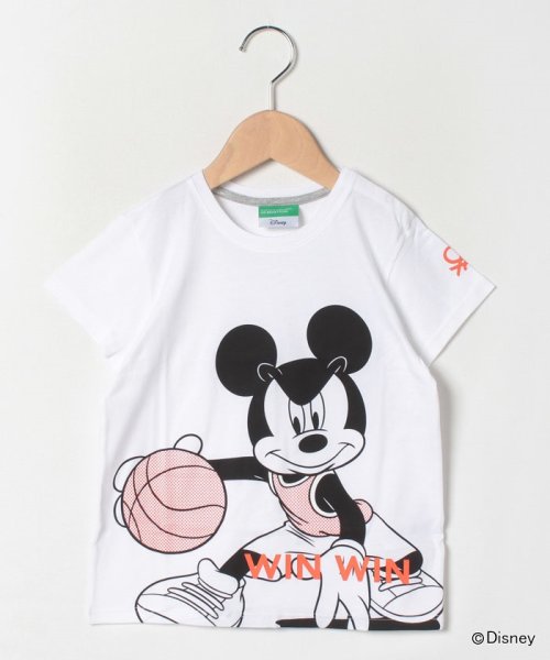 BENETTON (UNITED COLORS OF BENETTON BOYS)(ユナイテッド　カラーズ　オブ　ベネトン　ボーイズ)/【ディズニー(Disney)コラボ】スポーツミッキーマウスTシャツ・カットソー/img02