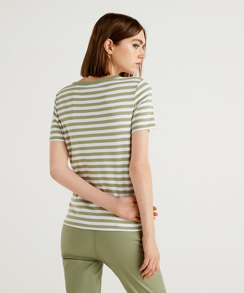 BENETTON (women)(ベネトン（レディース）)/細ボーダーTシャツ・カットソー/img31