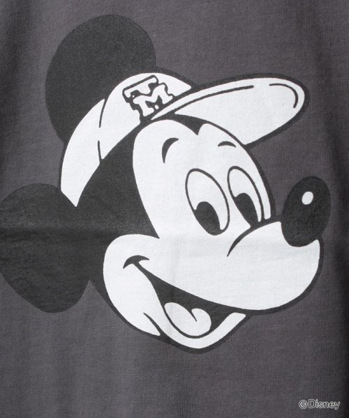 b-ROOM(ビールーム)/【DISNEY】ミッキーマウスデザインTシャツ（キャップ）/img05