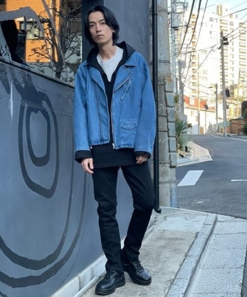 セール 50 Off Beams ルーズ ダブル ライダースジャケット ビームス メン Beams Men Magaseek