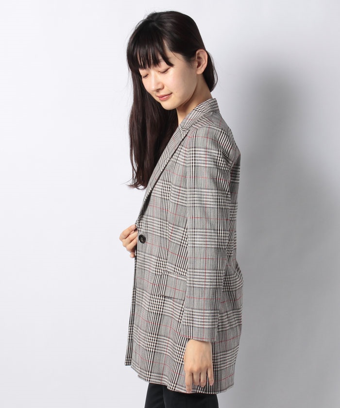MARELLA マレーラ タータンチェック フード付きコート 直営通販 www