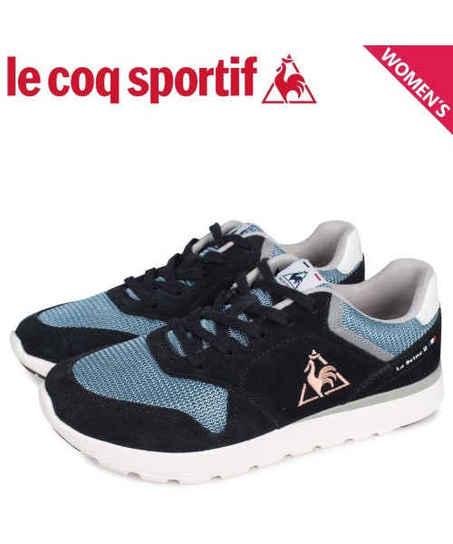 ルコック スポルティフ Le Coq Sportif セーヌ ワイド スニーカー レディース La Seine 2 Wide ブラック 黒 Ql3rjc05bp ルコックスポルティフ Lecoqsportif Magaseek