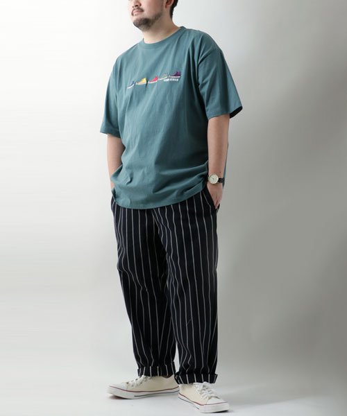 MARUKAWA(大きいサイズのマルカワ)/【CONVERSE】コンバース Tシャツ 大きいサイズ シューズ 刺繍 半袖 ティーシャツ スニーカー アメカジ カジュアル メンズ/img07