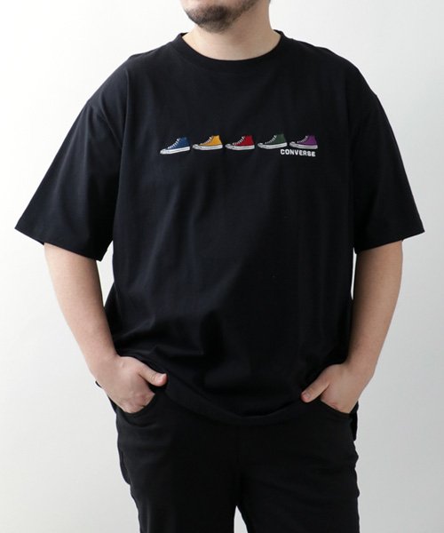 MARUKAWA(大きいサイズのマルカワ)/【CONVERSE】コンバース Tシャツ 大きいサイズ シューズ 刺繍 半袖 ティーシャツ スニーカー アメカジ カジュアル メンズ/img14