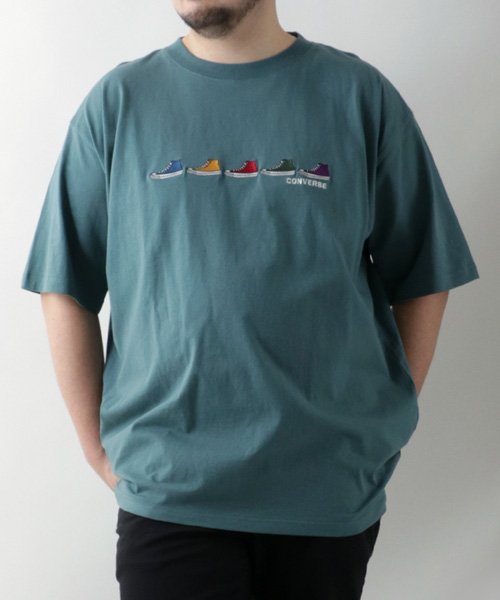 MARUKAWA(大きいサイズのマルカワ)/【CONVERSE】コンバース Tシャツ 大きいサイズ シューズ 刺繍 半袖 ティーシャツ スニーカー アメカジ カジュアル メンズ/img16