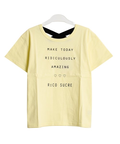 RiCO SUCRE(リコ シュクレ)/バッククロスTシャツ/img14