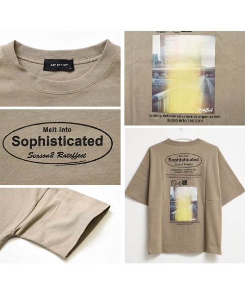 RAT EFFECT(ラット エフェクト)/SOPHISTICATED ビッグTシャツ/img13