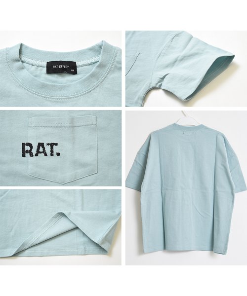 RAT EFFECT(ラット エフェクト)/ロゴポケット付きビッグTシャツ/img03