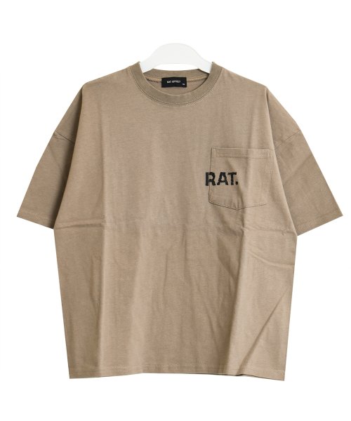 RAT EFFECT(ラット エフェクト)/ロゴポケット付きビッグTシャツ/img09