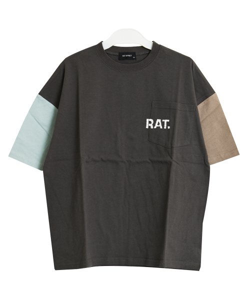RAT EFFECT(ラット エフェクト)/ロゴポケット付きビッグTシャツ/img11