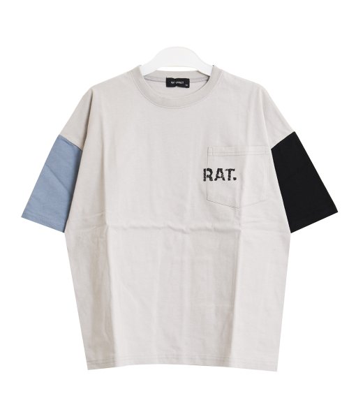 RAT EFFECT(ラット エフェクト)/ロゴポケット付きビッグTシャツ/img13