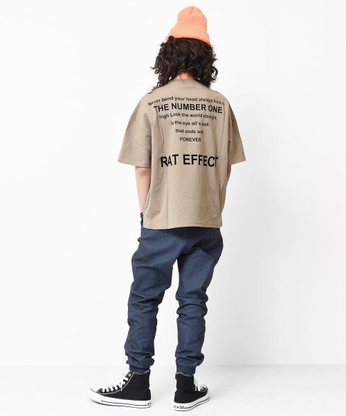 RAT EFFECT(ラット エフェクト)/バックナロープリントビッグTシャツ/img03