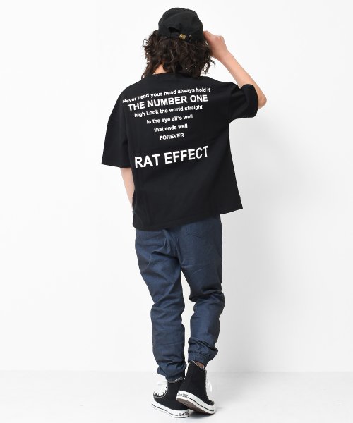 RAT EFFECT(ラット エフェクト)/バックナロープリントビッグTシャツ/img06