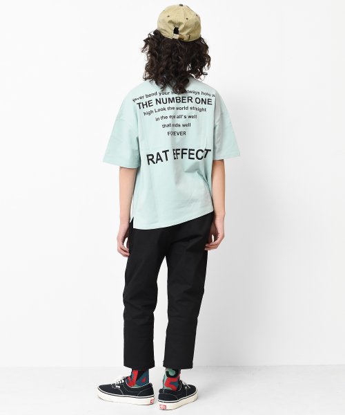 RAT EFFECT(ラット エフェクト)/バックナロープリントビッグTシャツ/img09