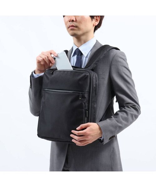 エースジーン リュック ace.GENE ビジネスバッグ ビジネスリュック GADGETABLE HEATHER ガジェタブル A4 9L PC収納 62981 ×1 ジップポケット
