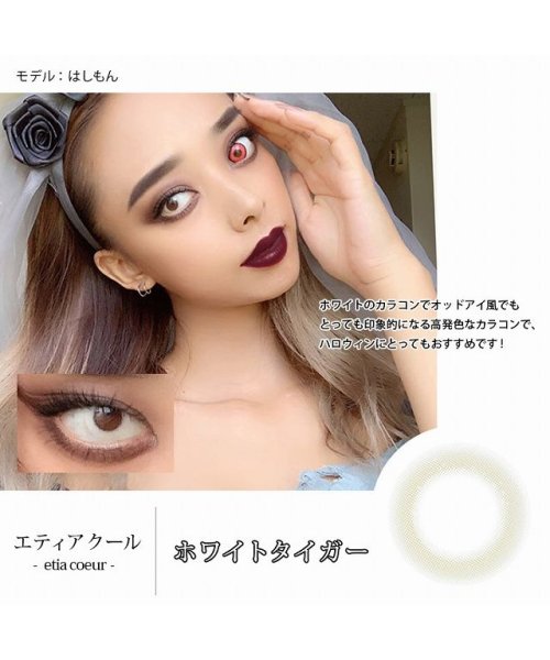 カラコン エティア クール ワンデー 1箱6枚入 度あり 度なし ハロウィン 14 5mm Etia Coeur 高発色コスプレ1day コンタクト 新色 モアコンタクト Morecontact Magaseek